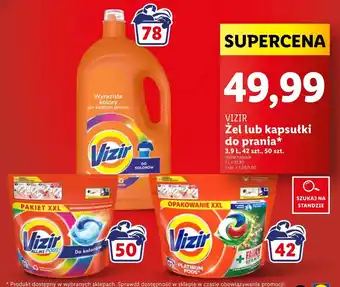 Lidl Kapsułki do prania Vizir oferta