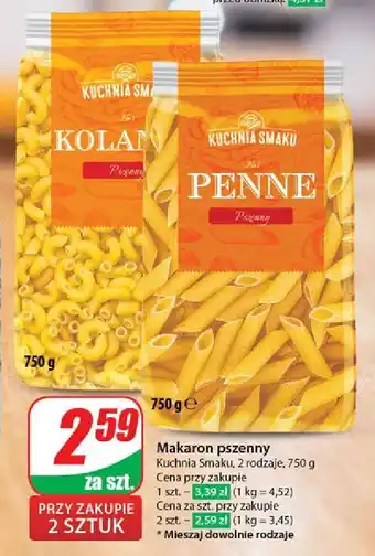 Dino Makaron penne Kuchnia Smaku oferta