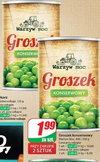 Dino Groszek konserwowy Warzyw Moc oferta