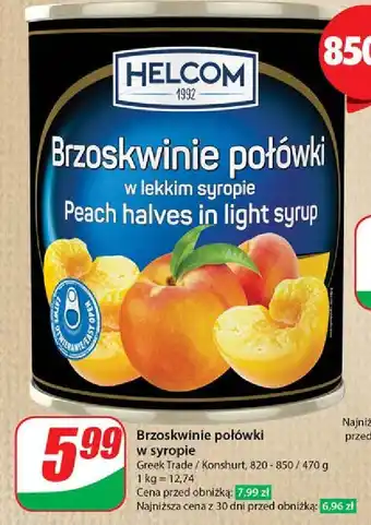 Dino Brzoskwinie połówki Helcom oferta