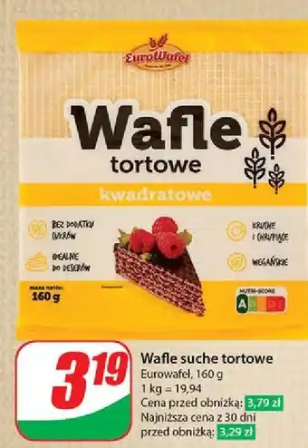 Dino Wafle tortowe kwadratowe Eurowafel oferta