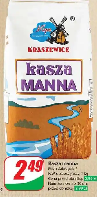 Dino Kasza manna Młyn Kraszewice oferta