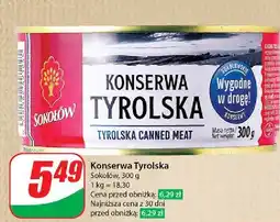 Dino Konserwa tyrolska Sokołów oferta