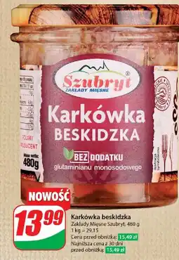 Dino Karkówka beskidzka Szubryt oferta