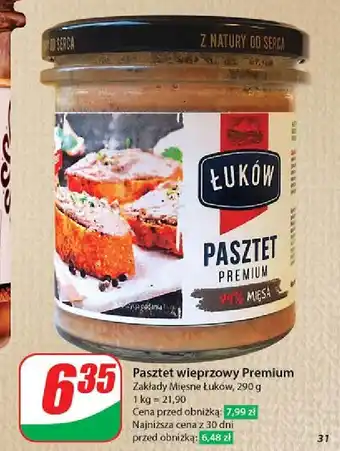 Dino Pasztet wieprzowy premium Łuków oferta