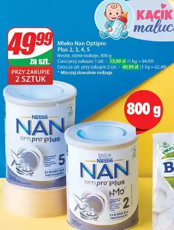 Dino Mleko Nestle Nan Optipro Plus oferta