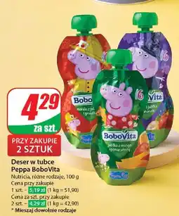 Dino Mus morele z jabłkiem i gruszką peppa pig Bobovita oferta