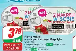 Dino Filety z makreli w sosie pomidorowym Mega Ryba oferta