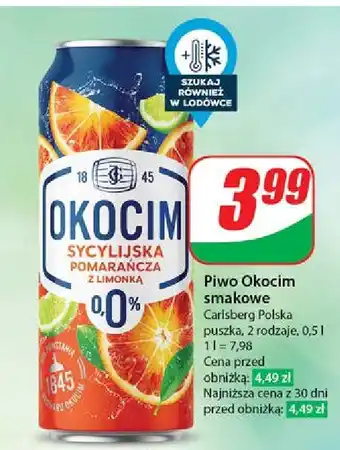 Dino Piwo Okocim Radler Pomarańcza Sycylijska Z Limonką 0% oferta