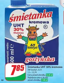 Dino Śmietanka kremowa 30 % Gostyń oferta