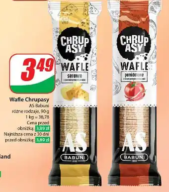 Dino Wafle pomidorowe z ziołami prowansalskimi i chilli As-Babuni oferta