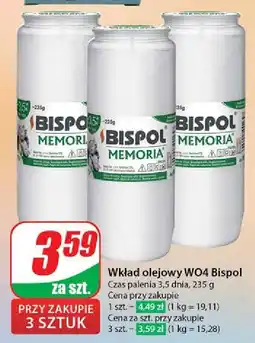 Dino Wkład olejowy memoria 235 g Bispol oferta