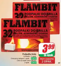 Dino Podpałka w kostce biała Flambit oferta