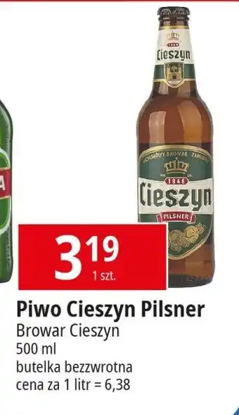 E.Leclerc Piwo Cieszyn Pilsner oferta