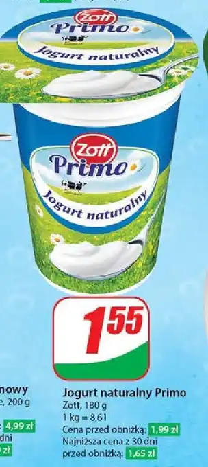 Dino Jogurt naturalny Zott Primo oferta