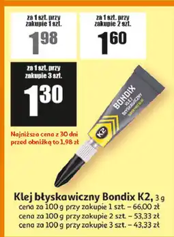 Auchan Klej błyskawiczny bondix K2 oferta