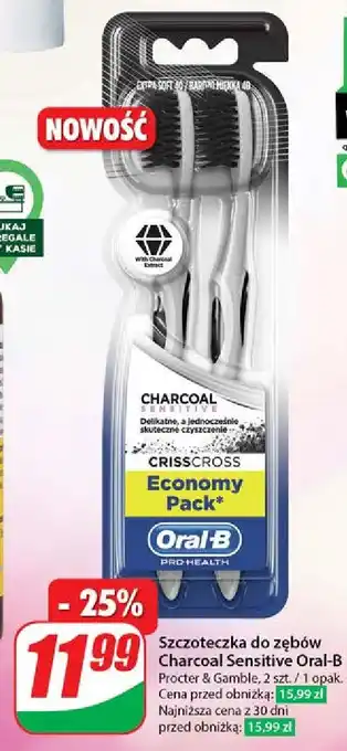 Dino Szczoteczka do zębów charcoal sensitive Oral-B Pro Health oferta