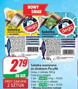 Dino Sałatka warzywna ze śledziem i jajkiem Dega oferta