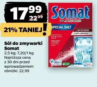 Netto Sól do zmywarek Somat oferta