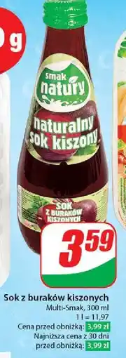 Dino Sok naturalny 100 % z buraków kiszonych Smak Natury oferta