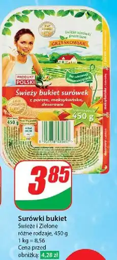 Dino Świeży bukiet surówek porowa meksykańska deserowa Grześkowiak oferta