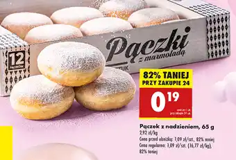 Biedronka Pączek z nadzieniem 65g oferta