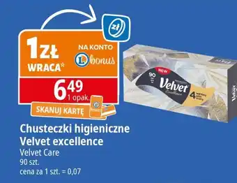 E.Leclerc Chusteczki Velvet Excellence oferta