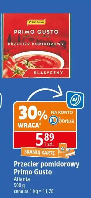 E.Leclerc Przecier pomidorowy klasyczny Primo Gusto oferta