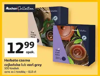 Auchan Herbata czarna earl grey Auchan oferta