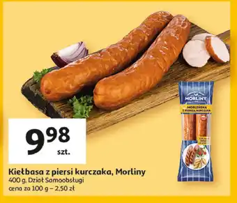 Auchan Kiełbasa morlińska z piersią kurczaka Morliny oferta