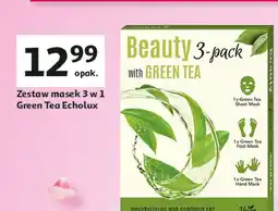 Auchan Maseczki green tea Echolux oferta