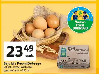 Auchan Jaja ekologiczne kl. a Auchan Pewni Dobrego oferta