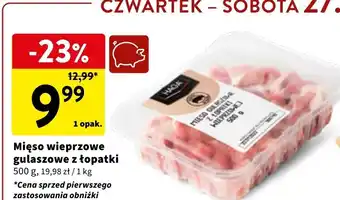 Intermarche Mięso wieprzowe na gulasz z łopatki Haga oferta