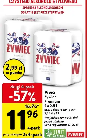 Intermarche Piwo Żywiec Jasne Pełne oferta