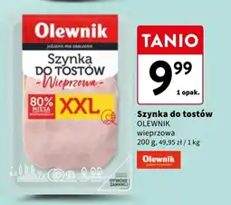 Intermarche Szynka do tostów Olewnik oferta