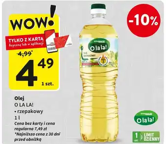 Intermarche Olej rzepakowy O La La! oferta