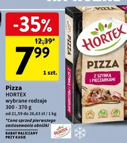 Intermarche Pizza z szynką i pieczarkami Hortex oferta