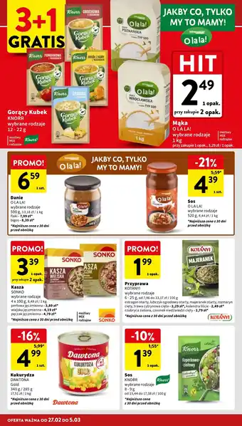 Intermarche Serowa z grzankami Knorr Gorący Kubek oferta