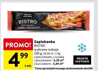 Intermarche Zapiekanka z kurczakiem Iglotex Proste Historie Bistro oferta