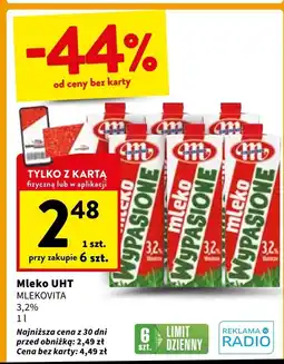 Intermarche Mleko 3.2% Mlekovita Wypasione oferta