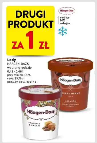 Intermarche Lody pierre herme Haagen-Dazs oferta