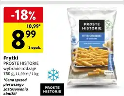 Intermarche Frytki karbowane do piekarnika Iglotex Proste Historie oferta