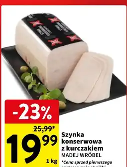 Intermarche Szynka konserwowa Madej & Wróbel oferta