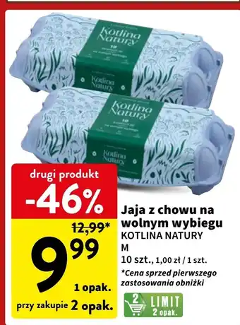 Intermarche Jaja z wolnego wybiegu m Kotlina Natury oferta