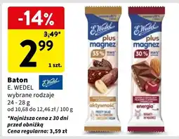 Intermarche Baton z magnezem energia E. Wedel oferta