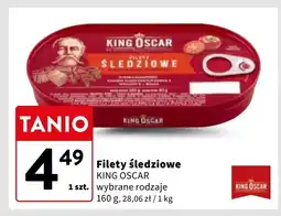 Intermarche Filety śledziowe w sosie pomidorowym King Oscar oferta