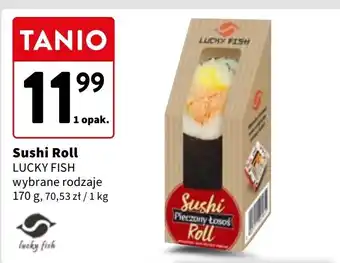 Intermarche Sushi roll pieczony łosoś Lucky Fish oferta