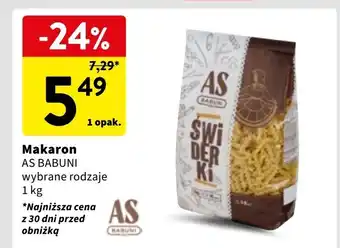 Intermarche Makaron świderki As-Babuni oferta