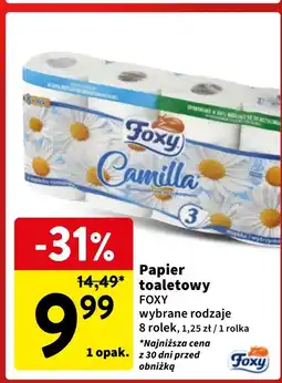 Intermarche Papier toaletowy Foxy Camilla oferta