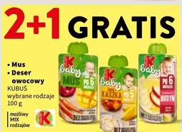 Intermarche Mus budyń mango banan Kubuś Baby oferta